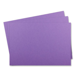 25 Stück Karte mit Umschlag Set - Einzel-Karten Din A5 - 14,8 x 21 cm violett mit Brief-Umschlägen Din C5 - 15,4 x 22 cm violett - Nassklebung