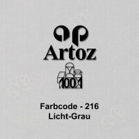 ARTOZ 200x quadratische Briefumschläge lichtgrau (Grau) 100 g/m² - 16 x 16 cm - Kuvert ohne Fenster - Umschläge mit Haftklebung