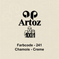 ARTOZ 250x quadratische Briefumschläge chamois (Creme) 100 g/m² - 16 x 16 cm - Kuvert ohne Fenster - Umschläge mit Haftklebung