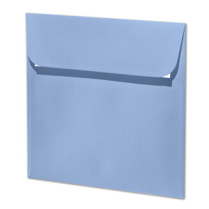 ARTOZ 300x quadratische Briefumschläge marienblau (Blau) 100 g/m² - 16 x 16 cm - Kuvert ohne Fenster - Umschläge mit Haftklebung