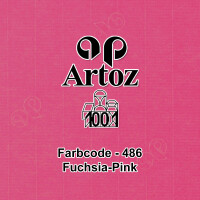 ARTOZ 25x quadratische Briefumschläge fuchsia (Pink) 100 g/m² - 16 x 16 cm - Kuvert ohne Fenster - Umschläge mit Haftklebung