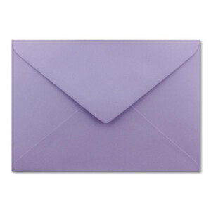 Briefumschläge in Lila - 400 Stück - DIN C5 Kuverts 22,0 x 15,4 cm - Nassklebung ohne Fenster - Weihnachten, Grußkarten - Serie FarbenFroh