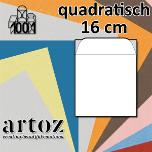 ARTOZ Serie 1001 Briefumschl&auml;ge quadratisch 160...