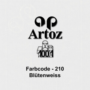 ARTOZ 300x Tischkarten - Blütenweiß (Weiß) - 45 x 100 mm blanko Platz-Kärtchen - Faltkarten für festliche Tafel - Tischdekoration - 220 g/m² gerippt