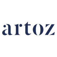 ARTOZ 200x Tischkarten - Pastellblau (Blau) - 45 x 100 mm blanko Platz-Kärtchen - Faltkarten für festliche Tafel - Tischdekoration - 220 g/m² gerippt