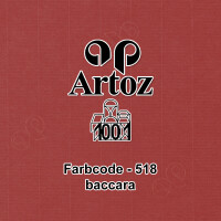 ARTOZ 50x Tischkarten - Baccara (Rot) - 45 x 100 mm blanko Platz-Kärtchen - Faltkarten für festliche Tafel - Tischdekoration - 220 g/m² gerippt