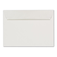 ARTOZ 100x DIN A6 Faltkarten-Set mit Umschlägen - Ivory-Elfenbein (Creme) - 105 x 148 mm - gerippte Bastelkarten blanko mit Brief-Umschlägen - 220 g/m²