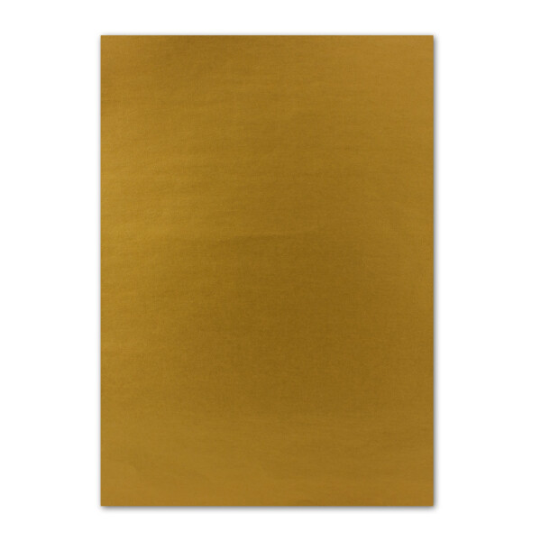 300x DIN A4 Papier beidseitig Gold glänzend, 21 x 29,7 cm, Bastelpapier, Foto Effekt-Papier mit Metallic-Effekt