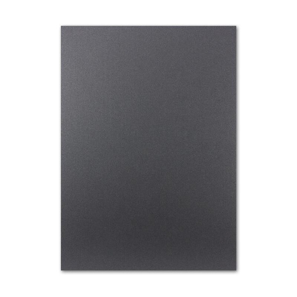 ARTOZ NORDANA 25x DIN A4 Bogen - black glow - 300 g/m² - 29,7 x 21 cm - schimmerndes Papier zum Basteln & Drucken