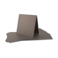 ARTOZ NORDANA 200x Quadratisches Faltkarten-Set mit Umschlägen - brown glow - 300 g/m² - 15,5 x 15,5 cm - schimmerndes Papier zum Basteln & Drucken