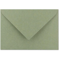250x Vintage Brief-Umschläge DIN C5 Kraftpapier 120 g/m² - 157 x 225 mm - grün Recycling - Nassklebung Spitzklappe - UmWelt by GUSTAV NEUSER