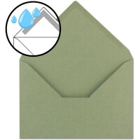400x Vintage Brief-Umschläge DIN C5 Kraftpapier 120 g/m