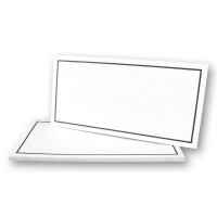 200x Trauerkarten Set mit Umschlag DIN LANG - Motiv schwarze