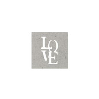 Artoz Papierstanzer - Kartenstanzer - "LOVE", 50mm - Stanze-Locher zum Kartenbasteln für  Geburtstage Weihnachten Einladungen Hochzeit Taufe und vieles mehr