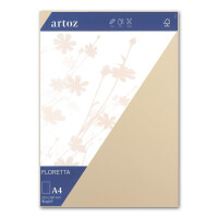 ARTOZ FLORETTA 400x DIN A4 Bogen - light skin - 92 g/m² - 29,7 x 21 cm - pastellfarbenes Papier zum Basteln & Drucken