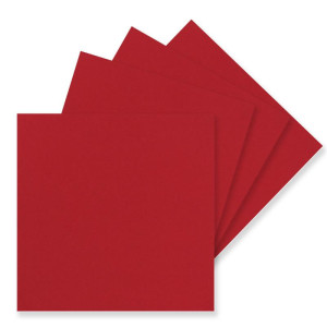 - 240 g/m² 100 Einzel-Karten Quadratisch Bastelkarton in Ton-Papier Qualität Postkarten Weiß 15 x 15 cm in Naturweiß blanko Bastel-Karten 