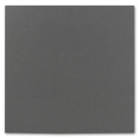 100 Einzel-Karten Quadratisch - 15 x 15 cm in Anthrazit (Gra