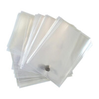 100x DIN B6 Faltkarten-Set - Hochweiß (Weiß) - 11,5 x 17 cm - Doppelkarten mit Umschlägen, Einlegepapier und Cellophanbeutel zum Basteln und Verkaufen