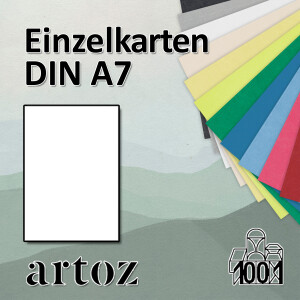ARTOZ Serie 1001 - DIN A7 Einzelkarte mit...