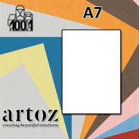 ARTOZ Serie 1001 Einzelkarten A7, 66 x 103 mm 220 gr. mit edler Egoutteur-Rippung