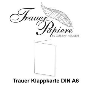 Trauer-Serie - Doppelkarte DIN A6