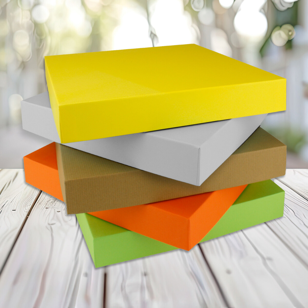Aufbewahrungs- und Geschenkbox quadratisch - Format: 24,0...