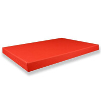 1x DIN A4 - Hochwertige Geschenk- und Aufbewahrungsbox - 30,2 x 21,3 x 2,1 cm - Rot - stabiler 650 g/m² Karton