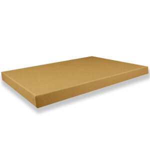1x DIN A4 - Hochwertige Geschenk- und Aufbewahrungsbox - 30,2 x 21,3 x 2,1 cm - Kraftpapier - stabiler 650 g/m² Karton