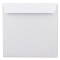 Briefumschläge Quadratisch 220 x 220 mm  -  Weiß 