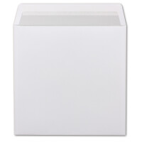 Briefumschläge Quadratisch 220 x 220 mm  -  Weiß 
