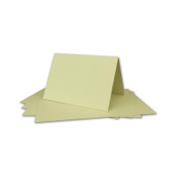 ARTOZ FLORETTA 75x DIN A5 Faltkarten-Set mit DIN C5 Umschlägen - light green - 21 x 14,8 cm - 200 g/m² - pastellfarbenes Papier
