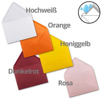 150 Briefumschläge - Farbenmix-Paket 1 - DIN C5 Kuverts 22,0 x 15,4 cm - Kuverts mit Nassklebung ohne Fenster für Gruß-Karten & Einladungen - Serie FarbenFroh