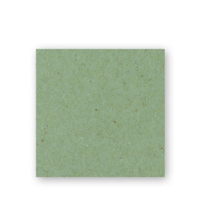 Quadratisches Einzelkarten-Set - 15 x 15 cm - mit Brief-Umschlägen - Kraftpapier Grün - 25 Stück - für Grußkarten & mehr