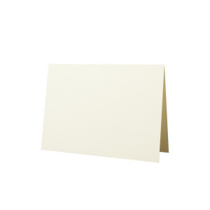 100 x Kartenpaket mit gefütterten Brief-Umschlägen - gerippt - DIN A6/C6 - Naturweiß - 10,5 x 14,8 cm - Nassklebung - NEUSER PAPIER