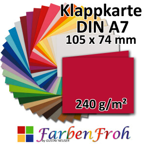 Neuser FarbenFroh Doppelkarten A7, querdoppelt