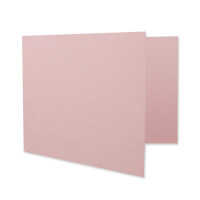 300x Faltkarten DIN A7 quer in Rosa - 10,5 x 7,4 cm - Gramma