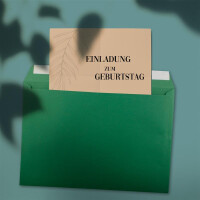 50x große XXL Briefumschläge DIN C4 in Dunkelgrün (Grün) - 22,9 x 32,4 cm - Haftklebung ohne Fenster - Versandtasche für DIN A4 geeignet