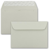 ARTOZ FLORETTA 15x DIN A5 Faltkarten-Set mit DIN C5 Umschlägen - light grey - 21 x 14,8 cm - 200 g/m² - pastellfarbenes Papier