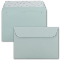 ARTOZ FLORETTA 15x DIN A6 Faltkarten-Set mit DIN C6 Umschlägen - light blue - 200 g/m² - pastellfarbenes Papier