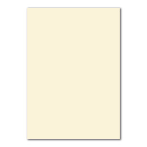 25x Briefpapier-Sets DIN A4 mit C6 Briefumschlägen, Haftklebung - Creme-Vanille - mattes Schreibpapier mit Kuverts - FarbenFroh by GUSTAV NEUSER