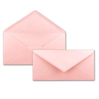 150x Briefpapier Set DIN A4 mit DIN Lang Briefumschlägen, Nassklebung - Rosa - mattes Schreibpapier mit Kuverts - FarbenFroh by GUSTAV NEUSER