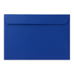 25x Briefumschläge DIN C5 Royalblau (Blau) - 16,2 x 22,9 cm - Haftklebung - Edle Kuverts für große Einladungen und Karten zum Geburtstag oder Hochzeit