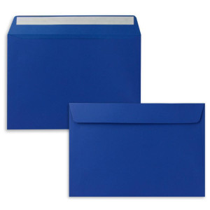 Briefumschläge Quadrat Briefumschlag Kuvert Briefkuvert Umschlag Blau 
