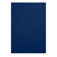 25x Einzelkarten-Set DIN A5 14,8 x 21 cm in Dunkelblau (Blau) mit Briefumschlägen DIN C5 Haftklebung - für große Einladungen und Karten zum Geburtstag oder Hochzeit