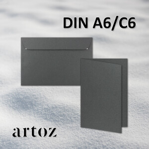 ARTOZ NORDANA - Set aus A6 Faltkarten und C6...