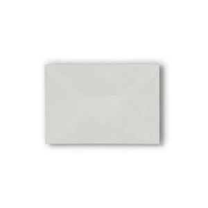 200 Briefumschläge - Transparent - DIN C6 - 114 x 162 mm - Kuverts mit Nassklebung ohne Fenster - für Grußkarten, Einladungen und Gutscheine