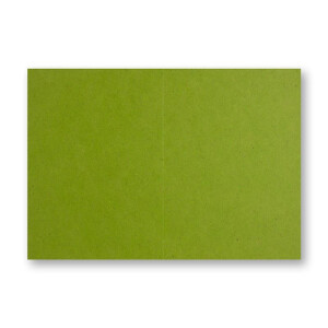 10x grüne Vintage Faltkarten aus Kraftpapier 120 x 169 mm - B6 - hellgrün - Recycling - 240 g/m² blanko Klapp-Karten - UmWelt by GUSTAV NEUSER