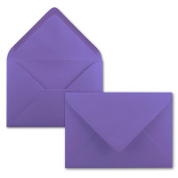 Brief-Umschläge B6 - 120 x 175 mm - Nassklebung - 120 g/m² Einladungs-Kuverts