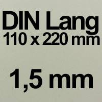 DIN Lang Grau-Braun - 1,5 mm