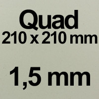 Buchbinderpappe - 1,5 mm - Extrem starker Karton -...